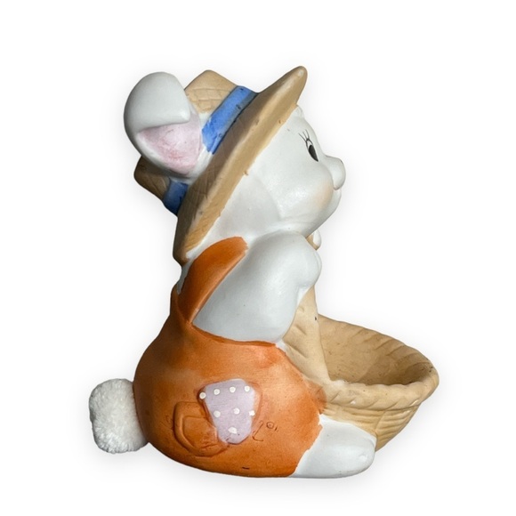 MSR Imports, Inc. Easter Egg Holder Top Hat Bunny Porcelain Vintage 1986 - Picture 4 of 7
